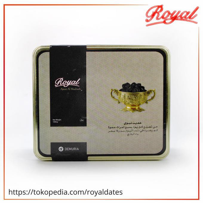 

Kurma Royal Dates Ajwa Al-Madinah 1 Kg Premium Mudikulo.Com1