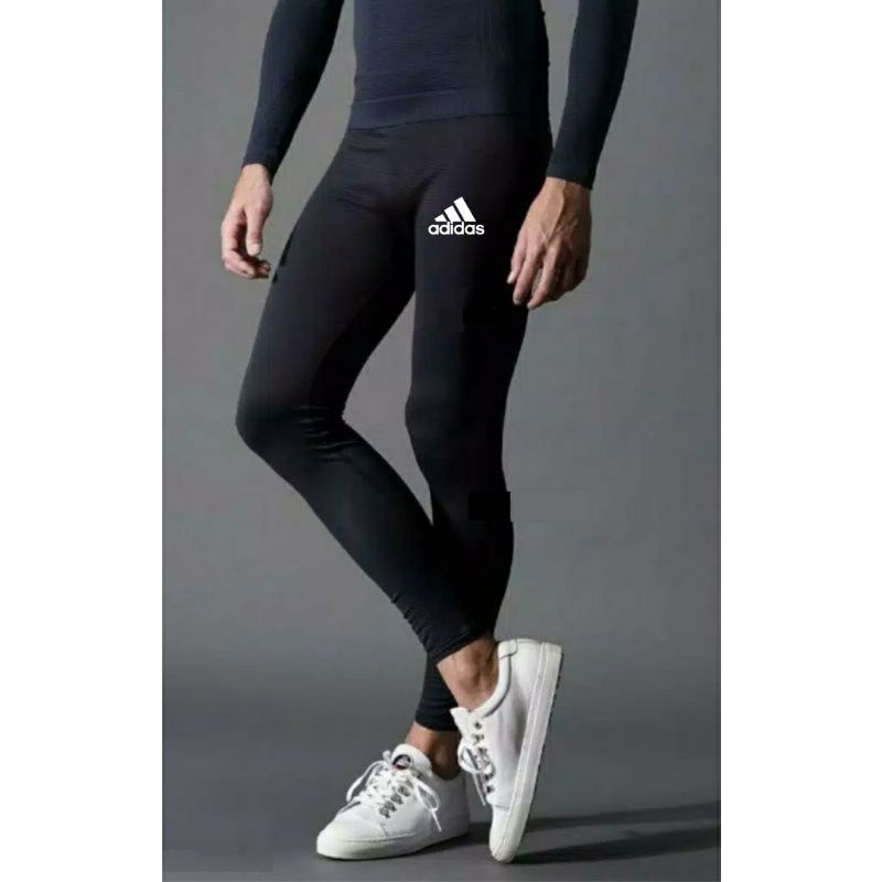 Celana Legging Baselayer Manset Olahraga Pria Wanita Unisex Sport Jumbo Lejing Perempuan Import