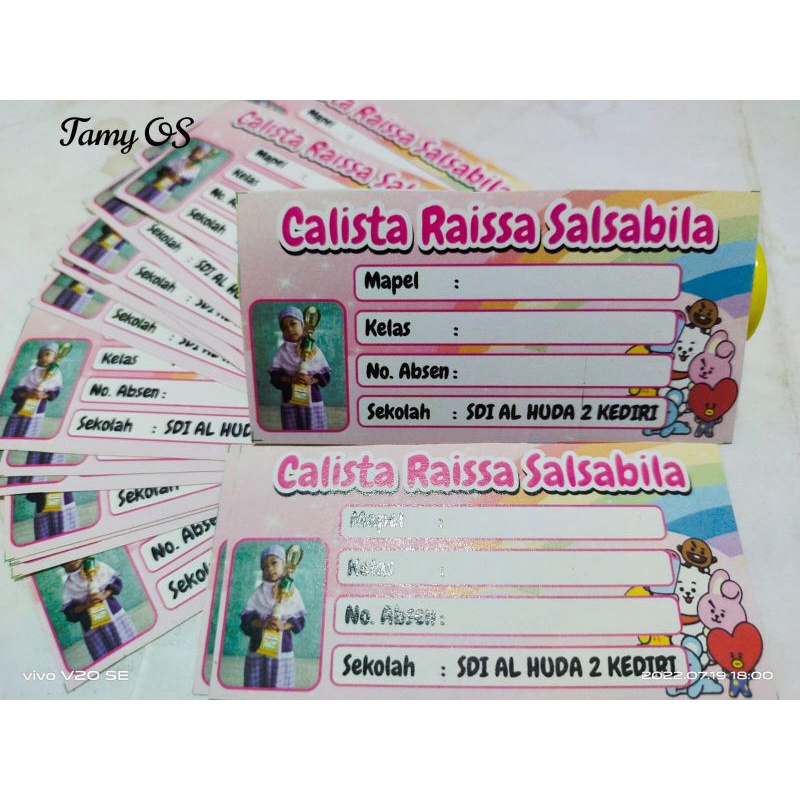 

Stiker Biodata Buku Stiker Pelajaran