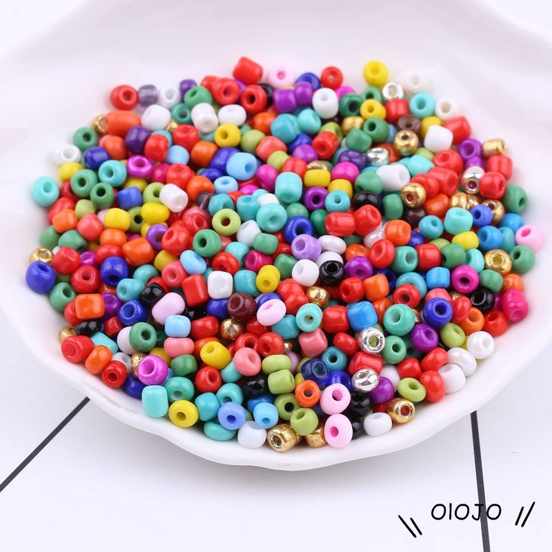 Mute Pasir / Glass Beads / Mute / Manik Manik Kecil / Bahan Aksesoris / kerajinan Tangan - ol