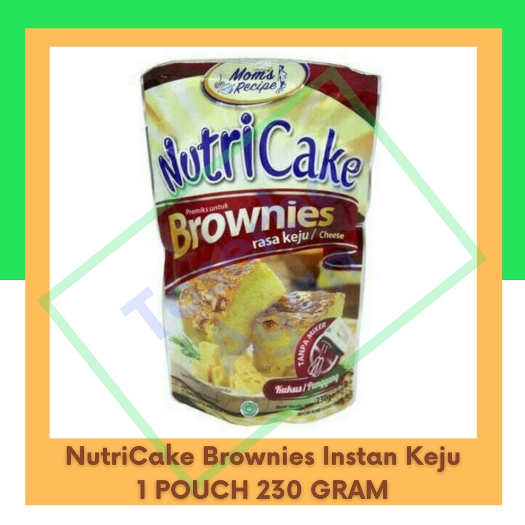 NutriCake Brownies Keju Instan - 230 gram Cheese Instant