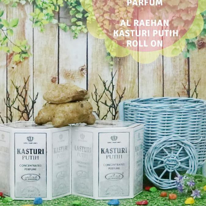 Parfum Minyak Wangi Al Raehan Kasturi Putih - 6 Botol