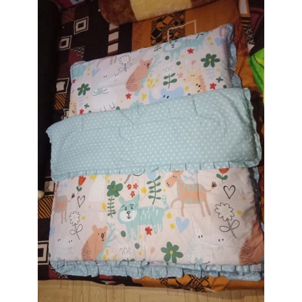 Kasur set crown katun jepang by bumbee collection sby Preloved like new