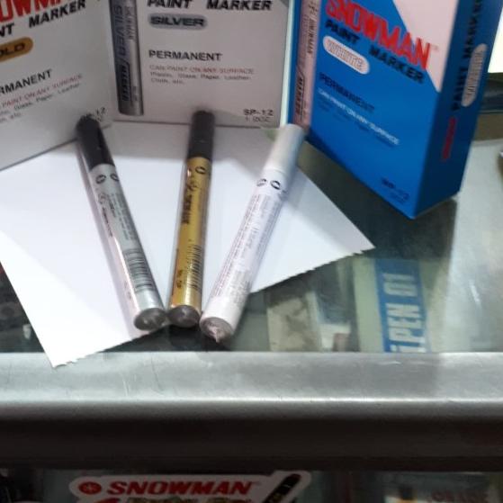 

☞ Paint marker Snowman ✱