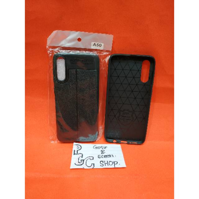 AutoFocus Samsung A50 / Leather Case Samsung A50 / casing Samsung A50