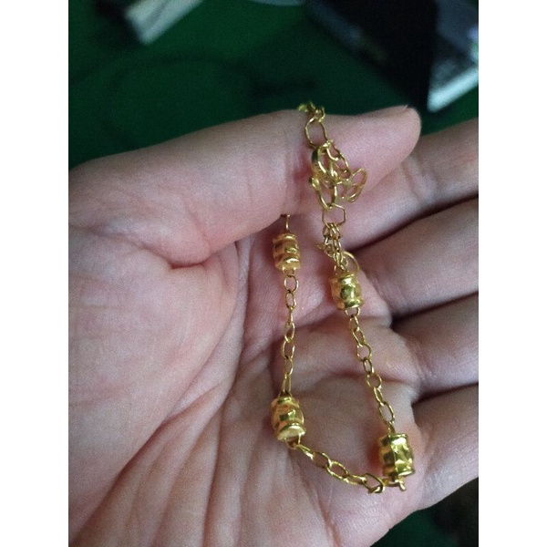 gelang emas asli kadar 24/999