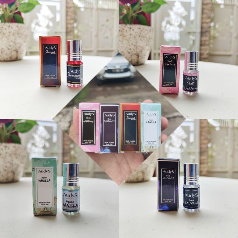 Parfum Wanita Audys ROLL ON 3 ml 6 Varian Best Seller