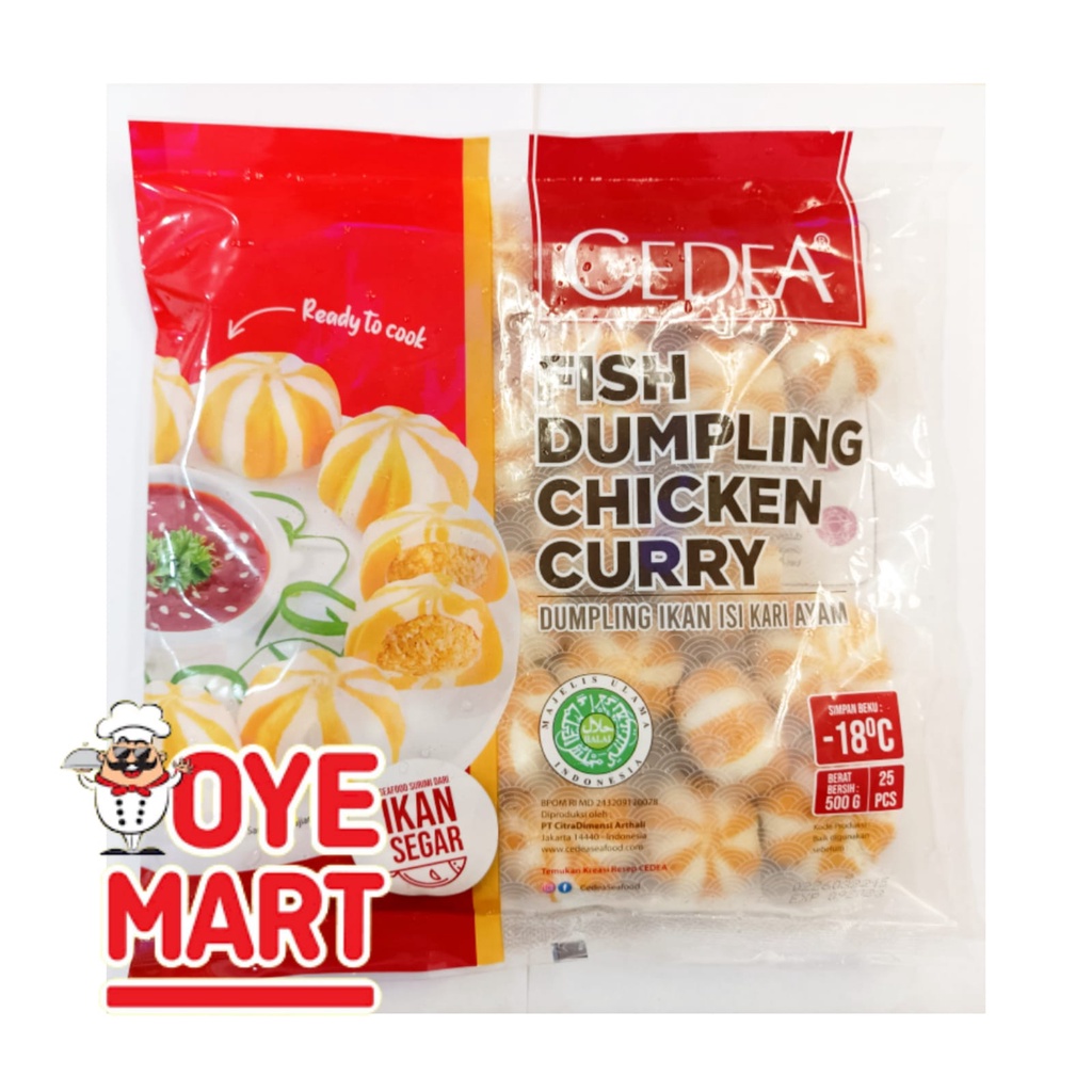 CEDEA DUMPLING IKAN ISI KARI AYAM 500GR