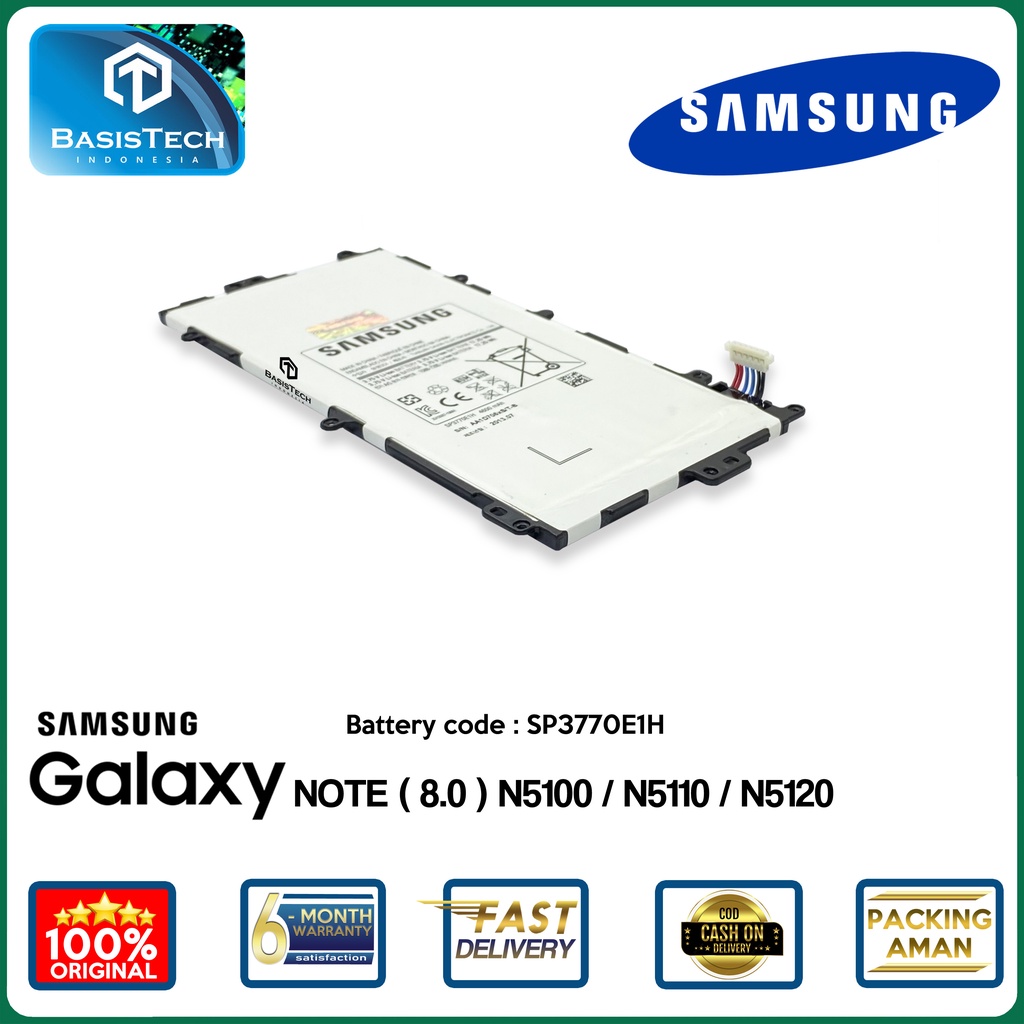 BATERAI SAMSUNG NOTE 8.0 N5100 N5110 N5120 - SP3770E1H - ORI