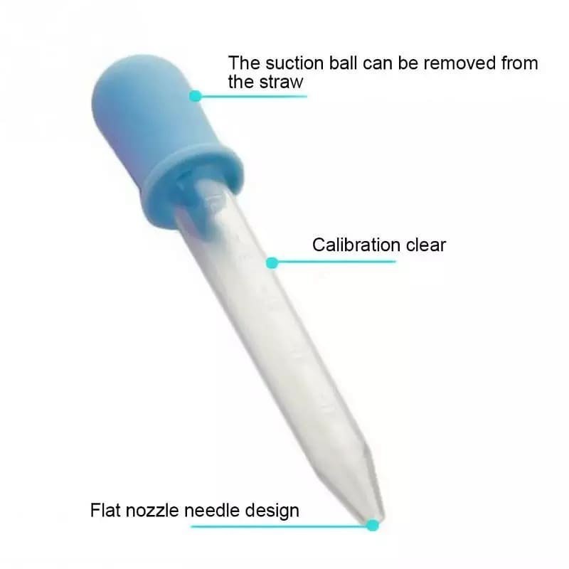 Pipet Tetes Obat Bayi ukuran / Baby Medicine Dropper Feeder RANDOM