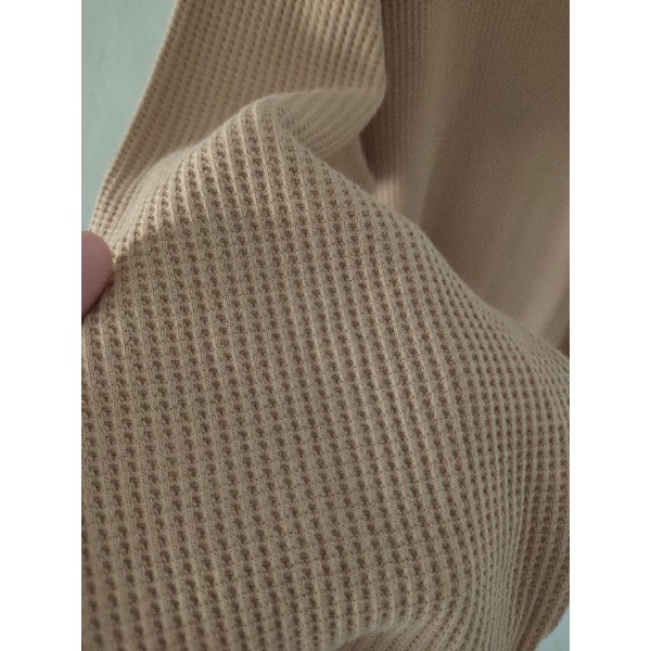 Preloved UNIQLO Gaun Wafle Tunik V Neck