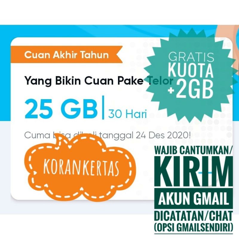 Promo Kartu Perdana by.U by u Byu (Telkomsel) (Gratis Kuota +2Gb)