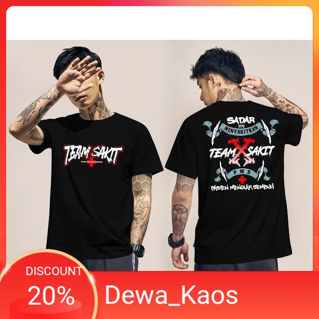 KAOS TEAM SAKIT PMS / KAOS KEREN TEAM SAKIT / KAOS KEREN PASIEN CEKET / KAOS KEREN VIRAL