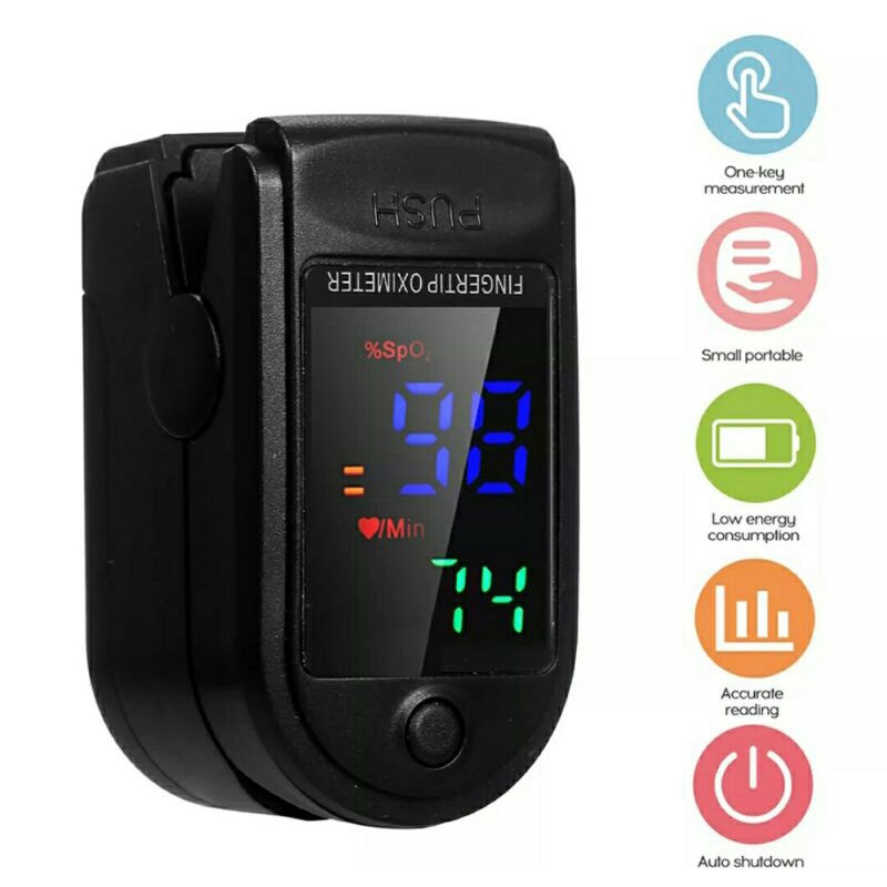 Oxymeter Pulse oximeter finger trip - alat ukur kadar oksigen