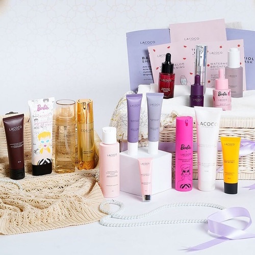 LACOCO WATERMELON GLOW MASK - LACOCO BUST FIT - LACOCO DARK SPOT ESSENCE - LACOCO GRAPE FRUIT ACNE F