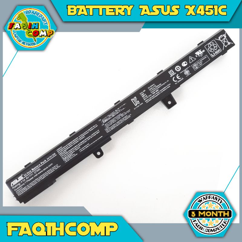 Baterai Batre Laptop ASUS X451 X451C X451CA X451M X451MA X551 X551C X551CA X551M X551MA