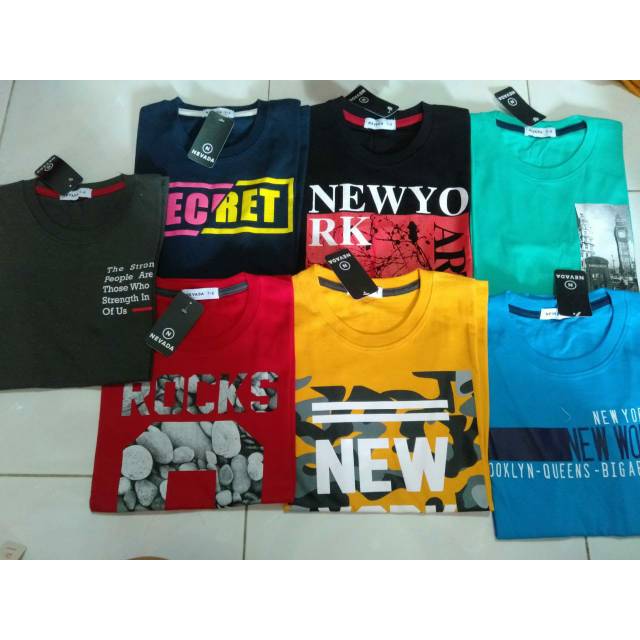 Grosir kaos anak Nevada