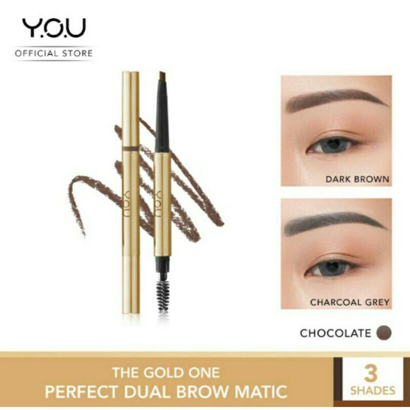 YOU Perfect Dual Brow Matic Chocolate Dark Brown