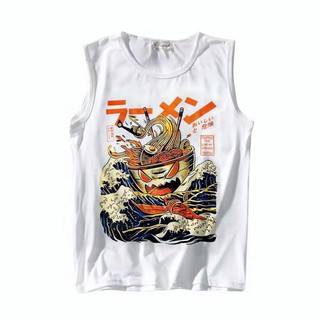  Kaos  Singlet Longgar Hip Hop Hong Kong Tanpa  Lengan  Bahan 