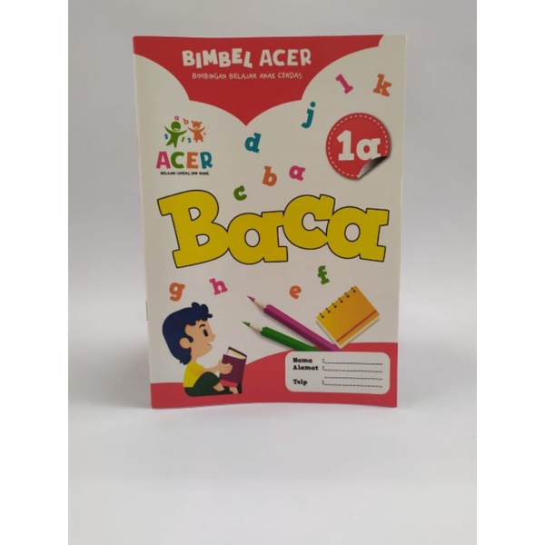 BUKU LATIHAN BACA ANAK PAUD & TK / BACA 1a