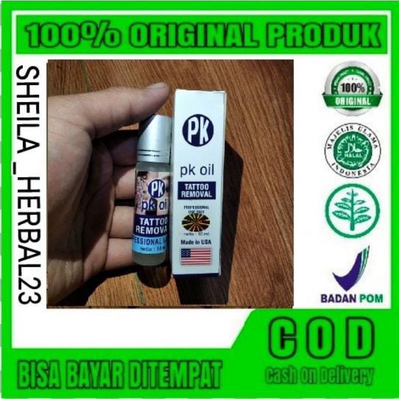 Pk Oil Asli Obat Penghilang Tato Permanen Dan Lebih Bagus