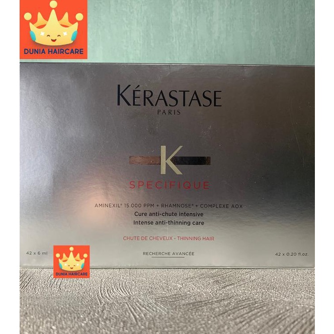 KERASTASE AMINEXIL CURE ANTI-CHUTE 1 BOX BESAR (42 AMPUL)