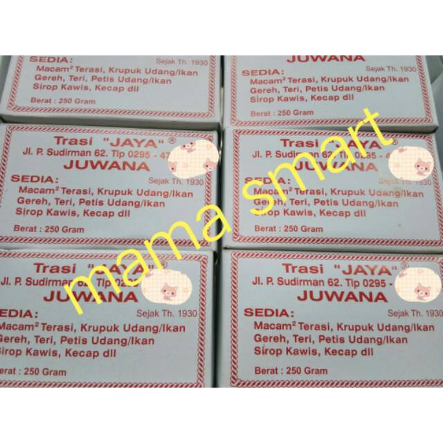 

TRASI JAYA JUWANA DUS PUTIH nett 250 gr