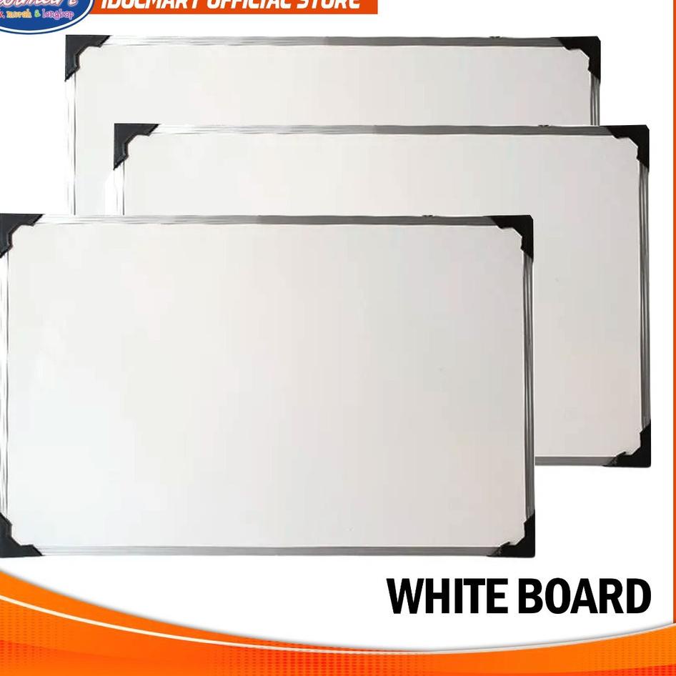 

Paling Menarik IDOLMART Whiteboard Papan Tulis Putih Ukuran 40x80 - Murah Surabaya