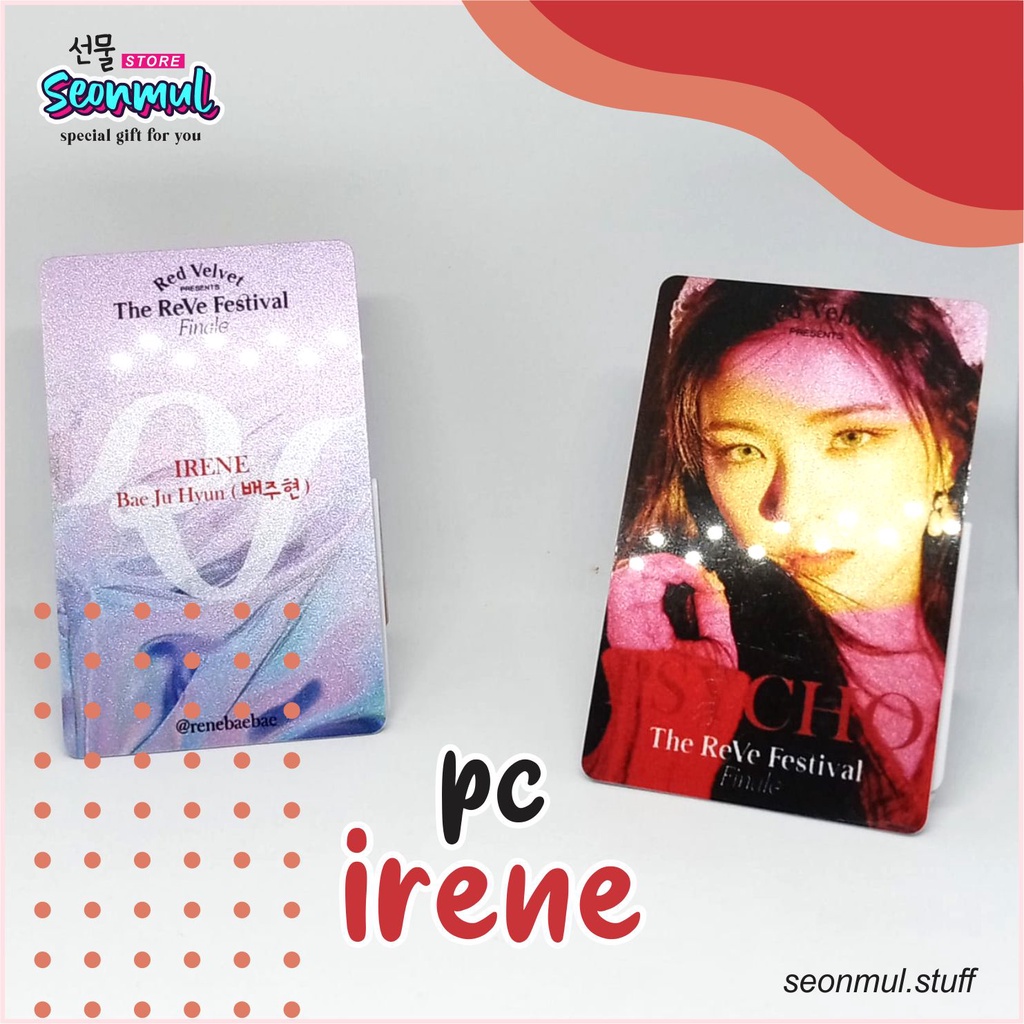 READY STOCK PHOTOCARD RED VELVET PSYCHO IRENE