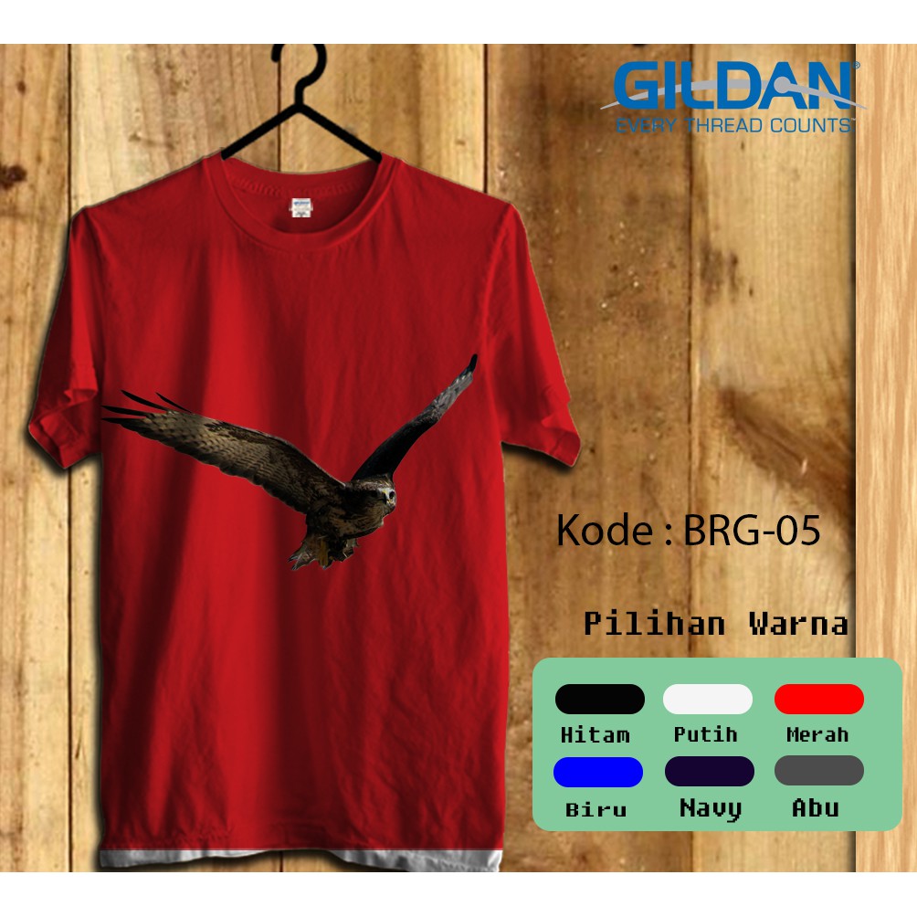 Kaos Gildan Softstyle - Animal, hewan Burung Elang laut