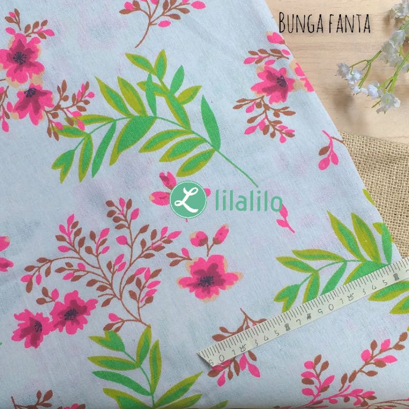 PROMO KANVAS LINEN JAPANESE FLOWER / DAISY / LINEN BUNGA/ALAS FOTO / LINEN CRAFT / TABLE CLOTH