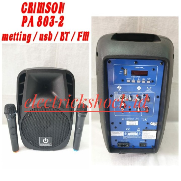 Crimson Speaker Portable PA803