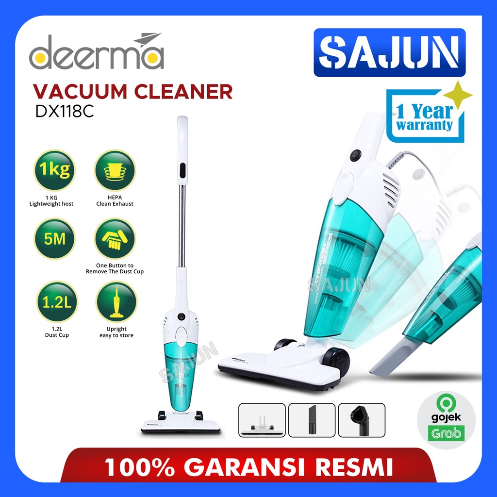 Deerma DX118C Handheld Vacuum Cleaner Penyedot Debu Tangan