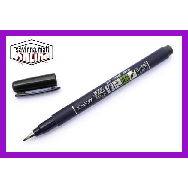 

U0Uo879- Atk0367Fd Hard Gcd111 Tombow Fudenosuke Brush Pen Hard Tip Warna Hitam Y7Ry688-