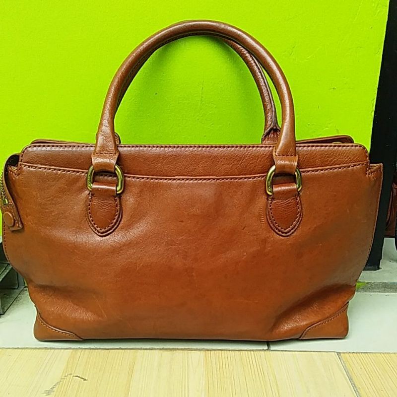 (nego) Tas kulit asli brand Nicole st.gilles