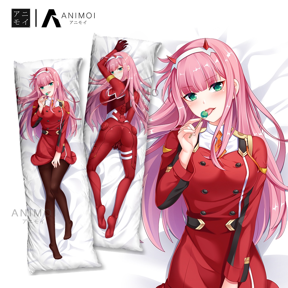 baju sarung kekinian Sarung Bantal Dakimakura Anime Zerotwo || Darling in the Franxx || Zero Two bis