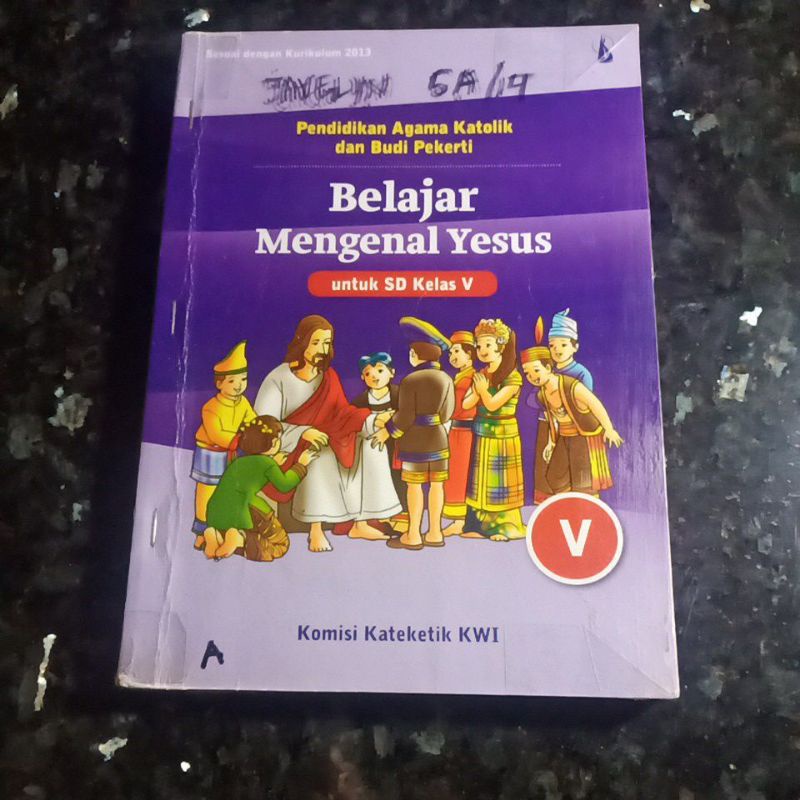 Buku Pendidikan Agama Katolik dan Budi Pekerti Belajar mengenal Yesus, kelas 5, V, Sd, Pt, Kanisius,
