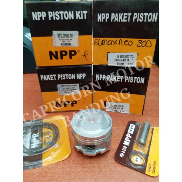 Piston Kit GL MAX NEO NEOTECH NPP oversize 225 250 275 300