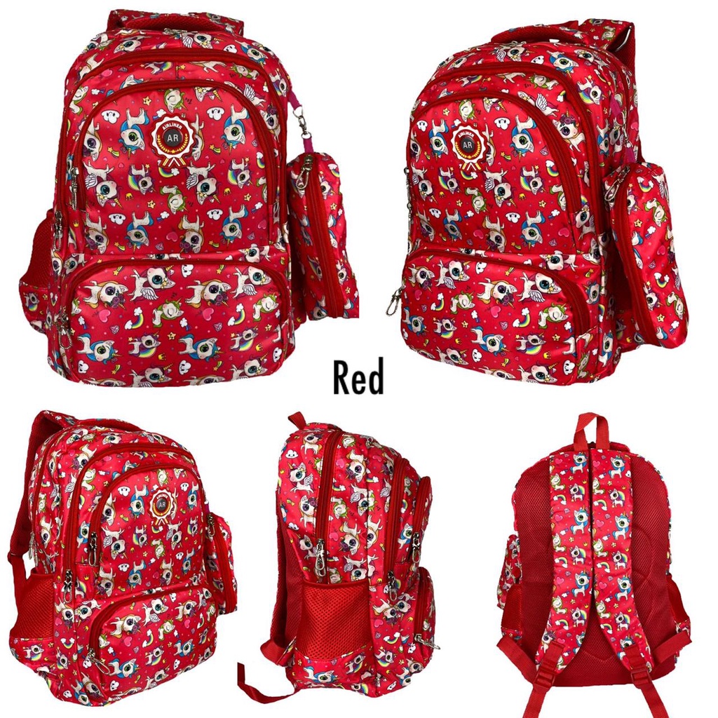 LOL Tas ABG Ransel Casual Unisex - Backpack Casual Karakter LOL - Tas Ransel Sekolah SD-SMP