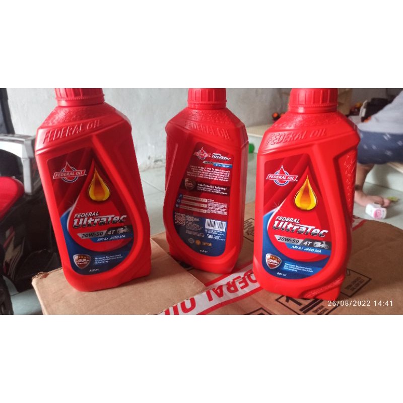 ASP, OLI OIL MOTOR FEDERAL ULTRATEC XX 10W-40 800 ml OLI FEDERAL ULTRATEC XX 10W-40 800 mL