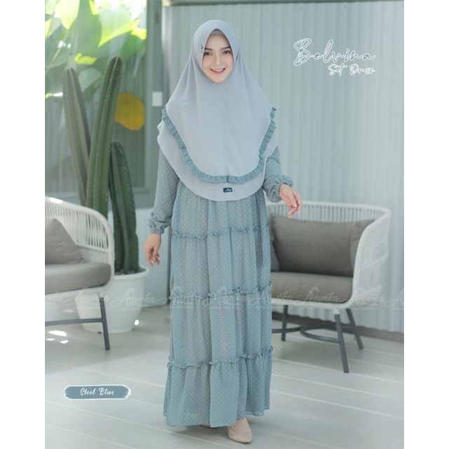 Gamis Belvira set by azamka