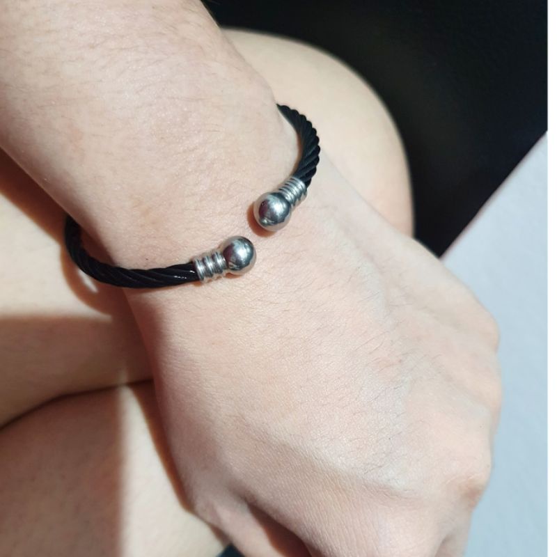 Gelang Titanium Premium Gelang Brandad Band Gelang Stainless steel Anti karat anti alergi GS20