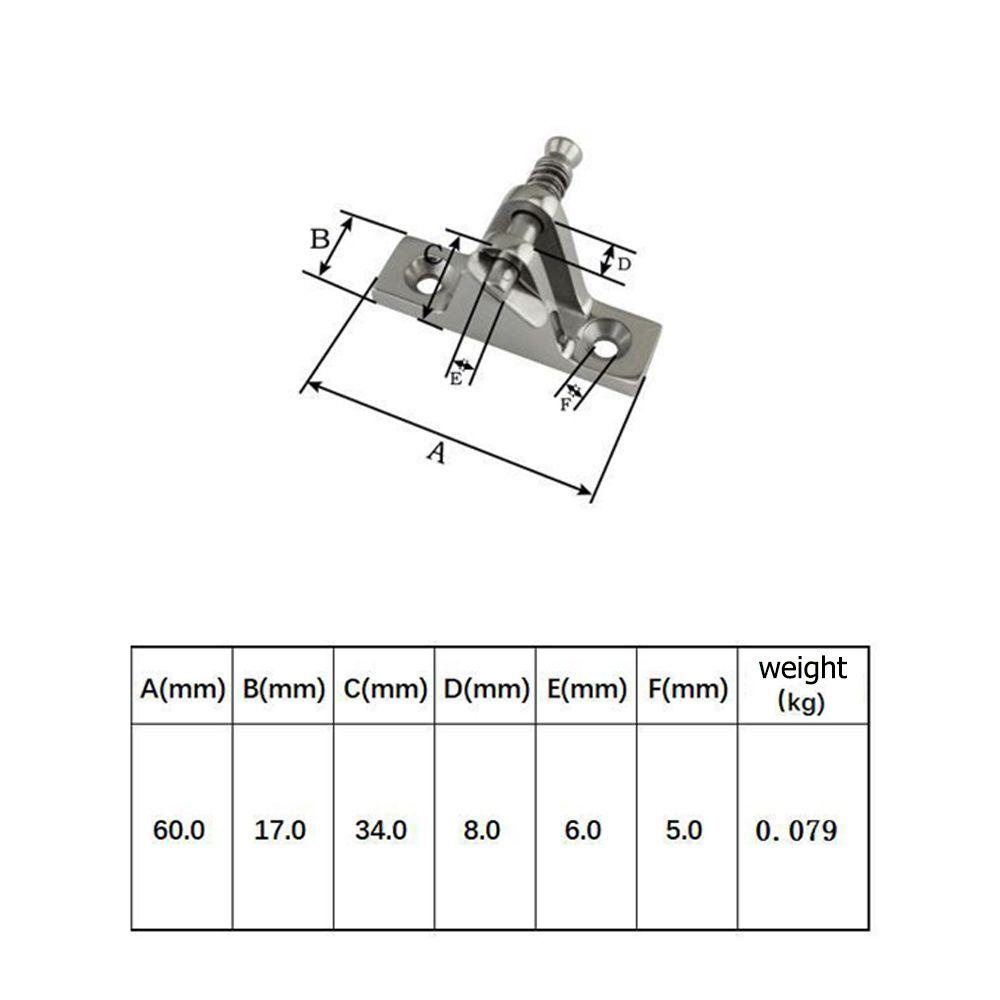 Engsel Deck Kanopi Perahu CHOOKYY Awet Mudah Dipasang Watercraft Yacht Stainless Steel