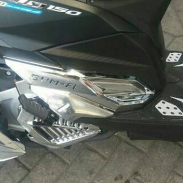 COVER BODY VARIO 150 | FULL SET GARNISH | 125 LED CRUM | CHROME - PERLENGKAPAN MOTOR