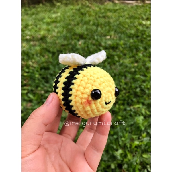 Bee Crochet/Bee Amigurumi/Boneka Rajut Lebah/Boneka Bee/Original Bee