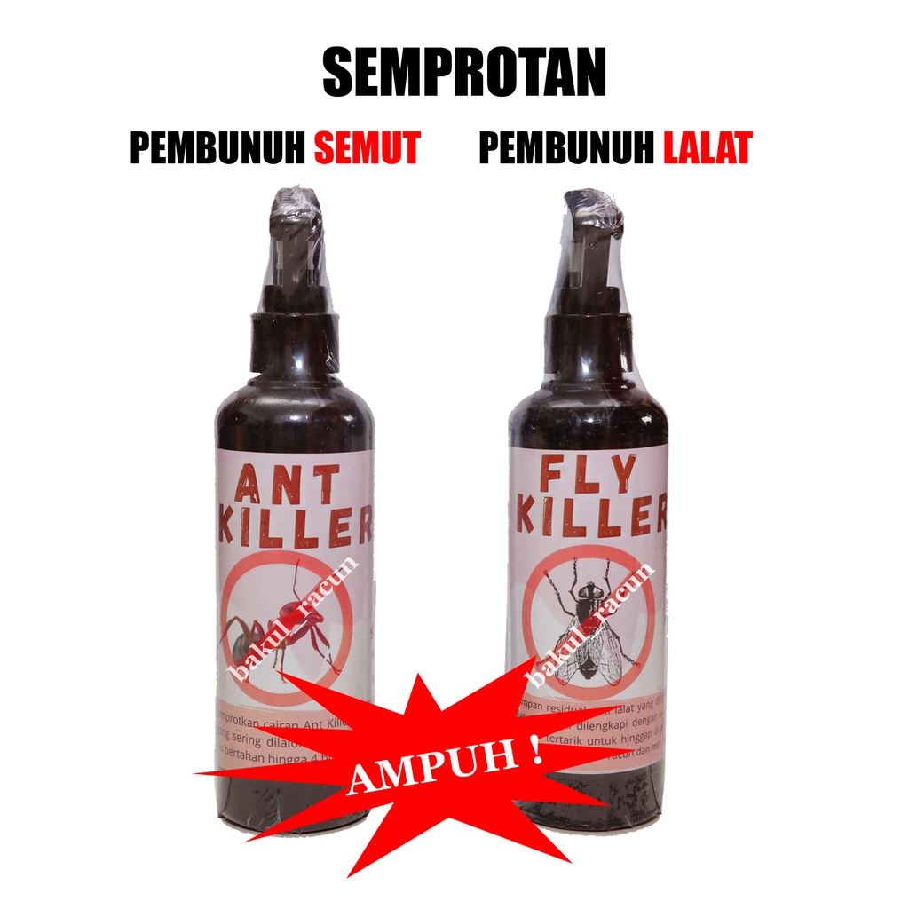 SEMPROTAN RACUN PEMBASMI PENGUSIR OBAT ANTI SEMUT dan LALAT SUPER AMPUH - ANT   KILLER SPRAY / FLY KILLER SPRAY