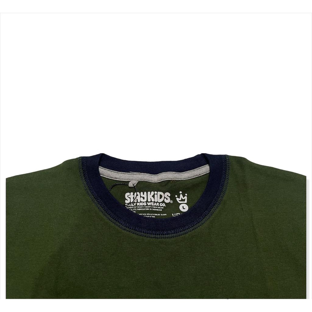 Baju kaos anak usia 1-12 tahun bahan katun kombed