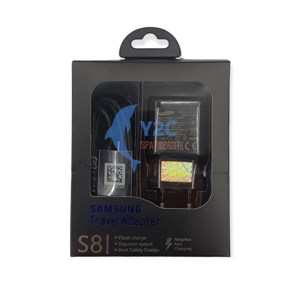 CHARGER SAMSUNG FAST CHARGING TYPE C S8 ORIGINAL OEM A20 A30 A50 M20 GALAXY NOTE 8 A3 A5 A7 S9 S10