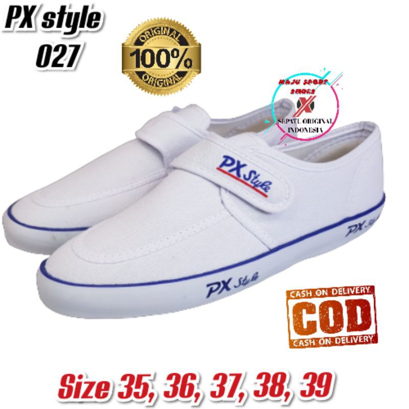 PX STYLE 027 018 - sepatu Slip On wanita perekat , sepatu kerja , sepatu lukis