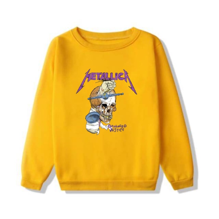 Sweater Metallica-SWEATER WANITA METALICA BAHAN BABYTERRY UU